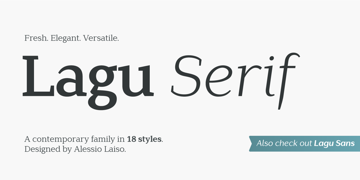 Font Squirrel Lagu Serif Font Free by Alessio Laiso Font Squirrel Lagu Serif Font Free by Alessio Laiso
